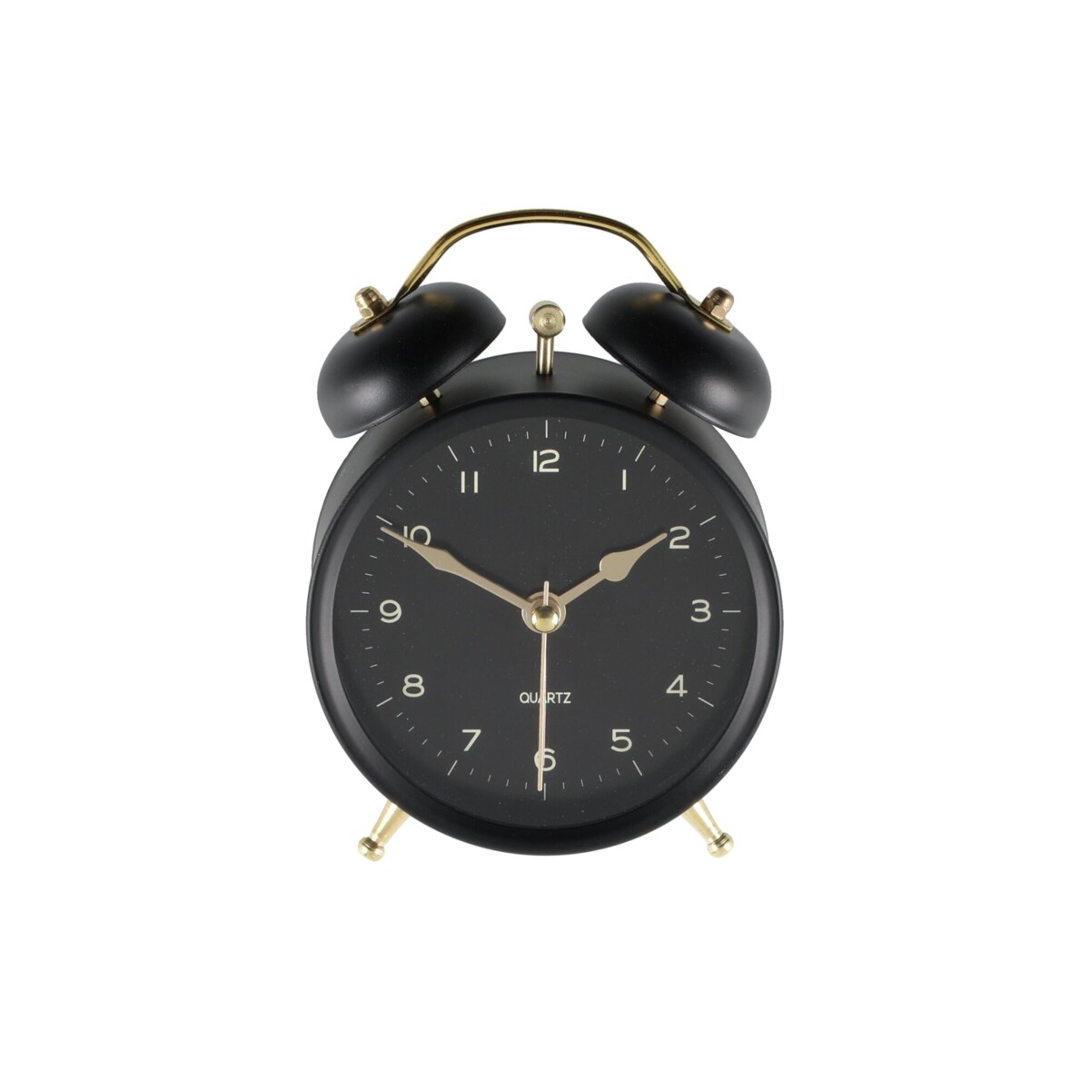 Metalowy zegar z budzikiem SWEET, Ø 9,5 cm