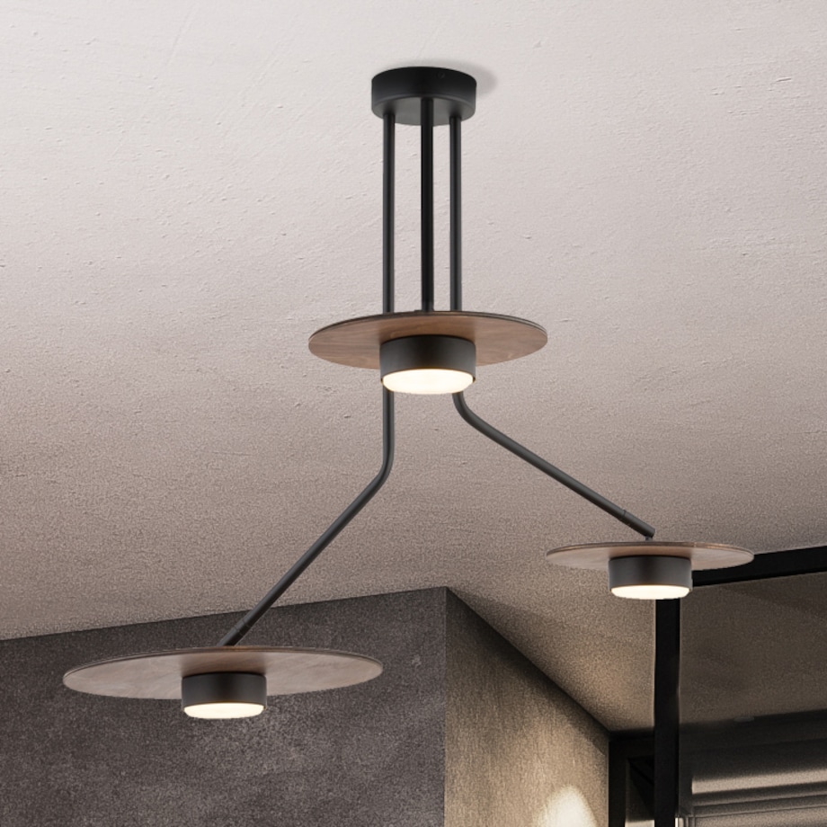 Lampa sufitowa 7644 DISK Czarny Nowodvorski