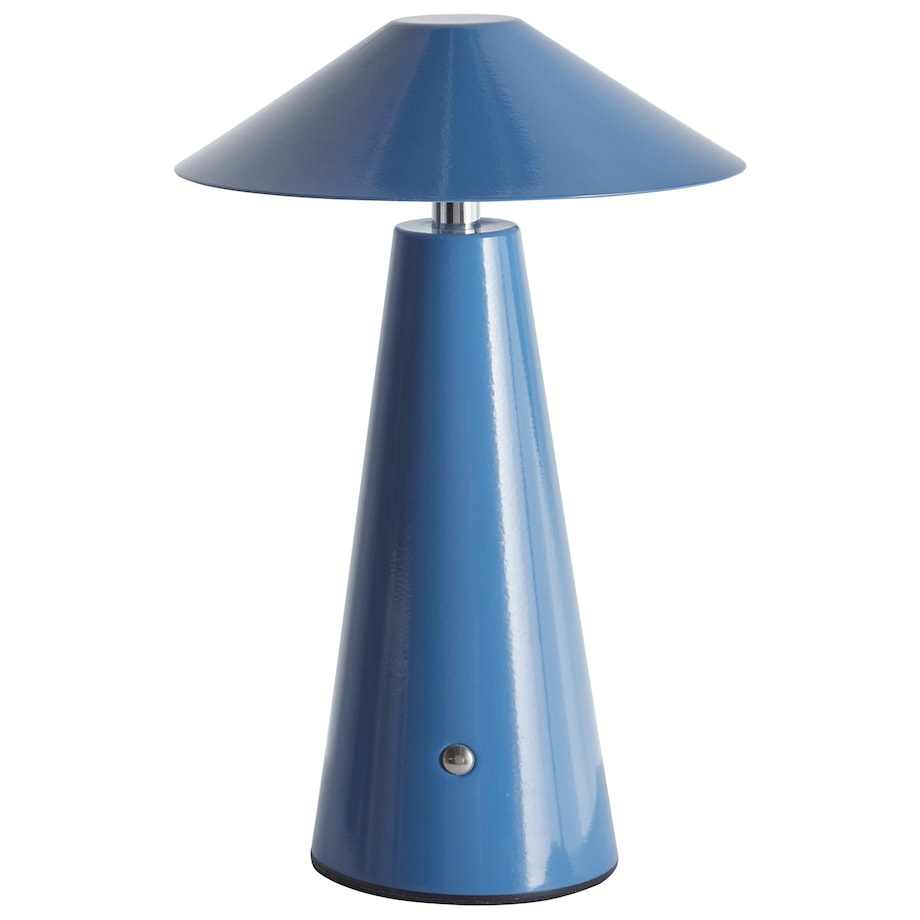 Bezprzewodowa lampa stołowa LED APAYAO Ze ściemniaczem Metal Niebieski