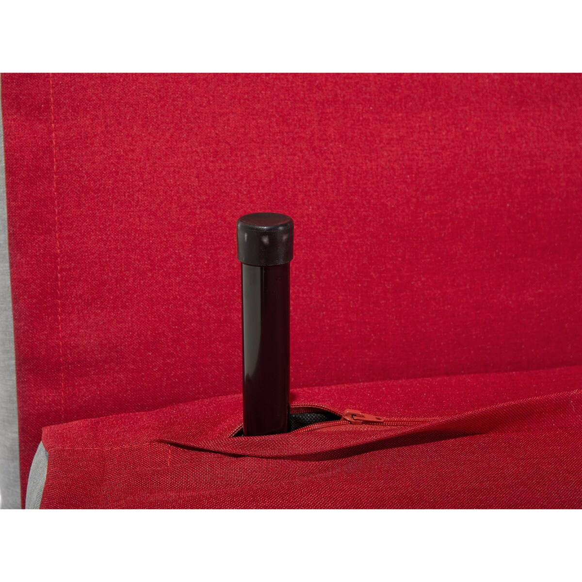 Sofa rozkładana czerwona FARRIS