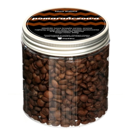 Kawa aromatyzowana o smaku POMARAŃCZY ziarnista ARABICA Cup&You 200g na prezent upominek dla kobiety mężczyzny faceta mamy taty żony męża
