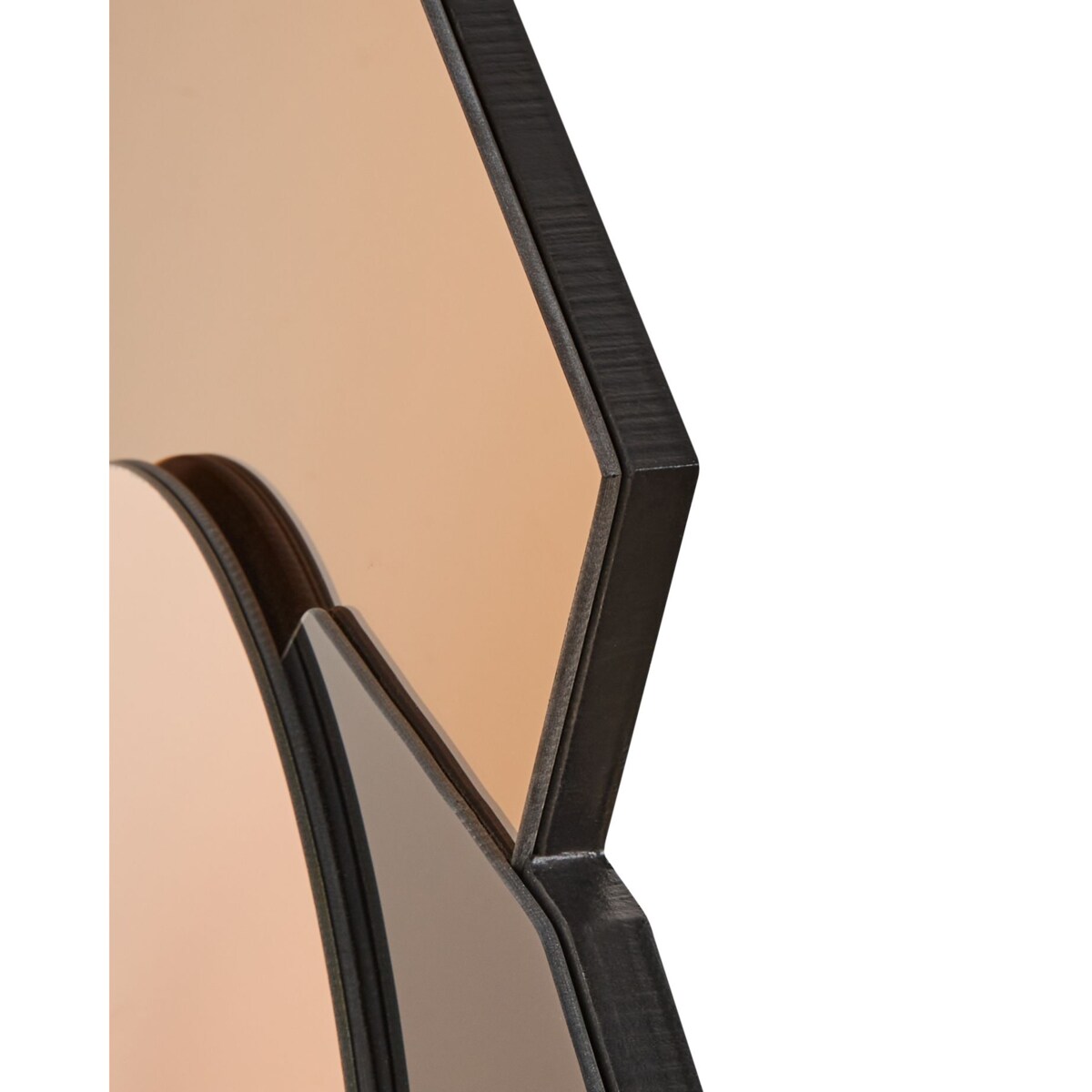 Lustro ścienne TROYON Różowe złoto