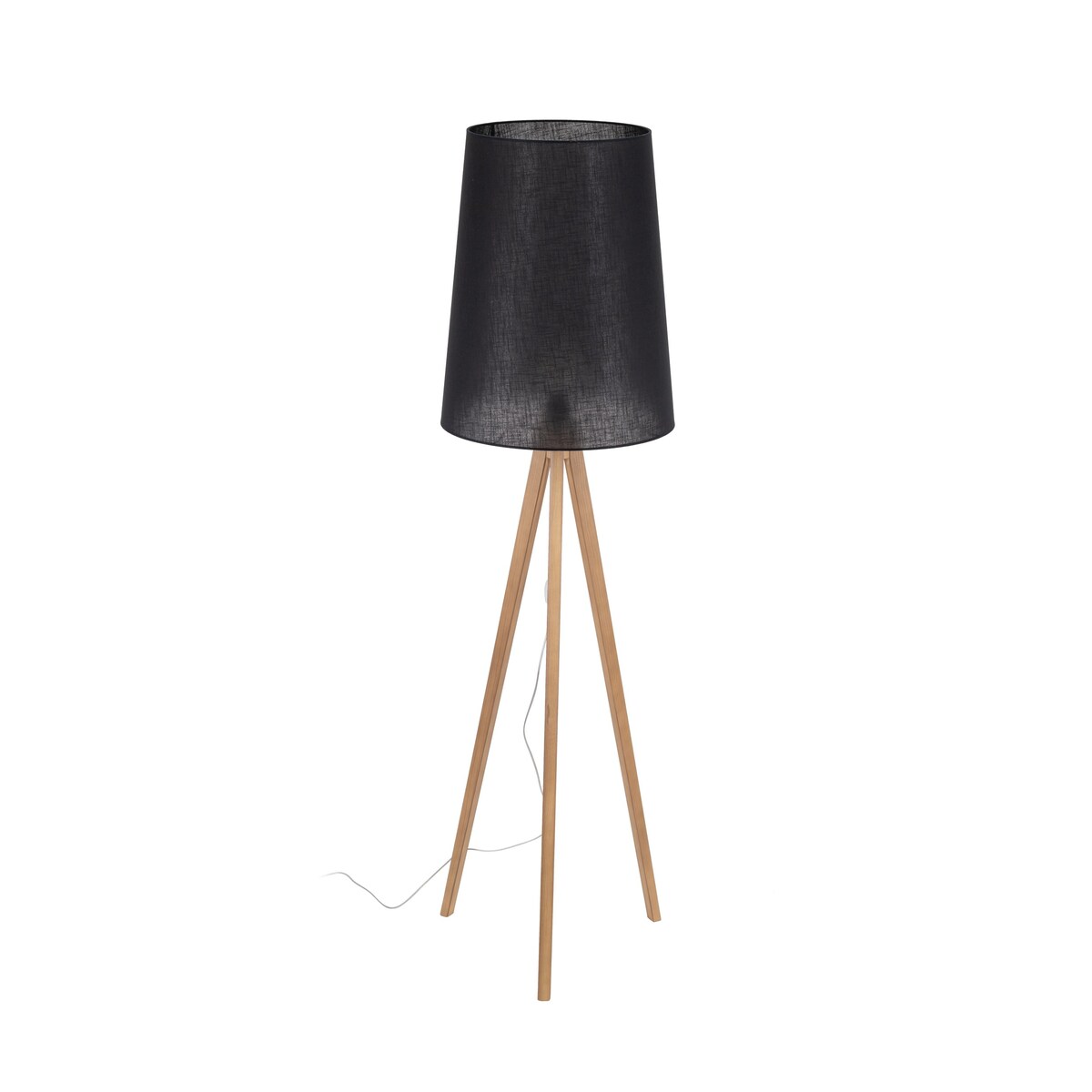 Nowoczesna lampa podłogowa WALZ BLACK 5599 TK Lighting E27 grafitowa 175 cm do salonu i sypialni