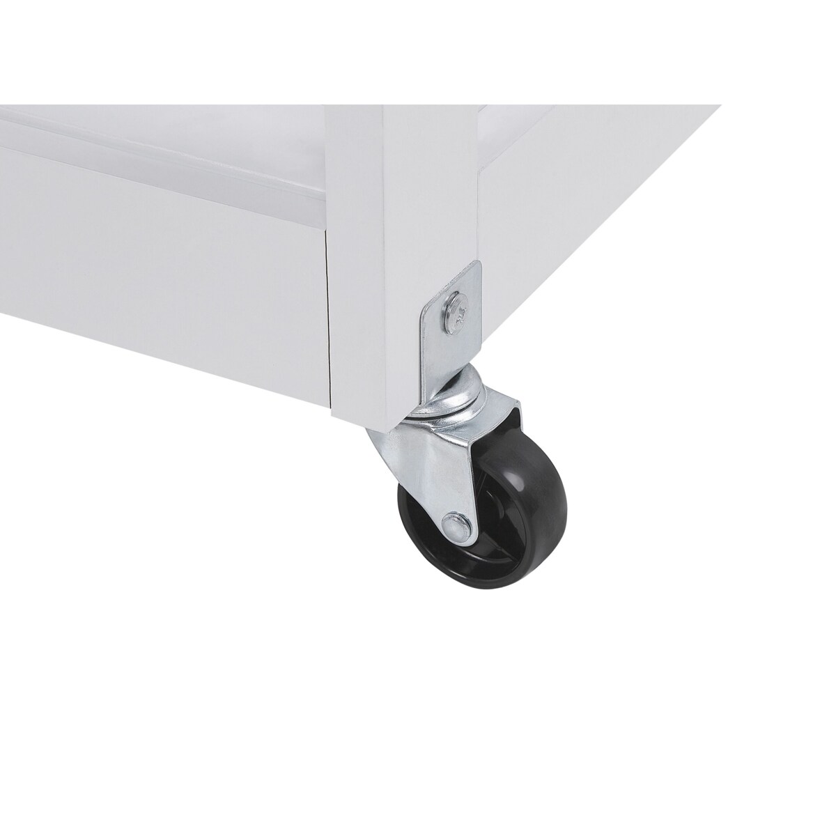 Wózek kuchenny z szufladą biały TRAPANI