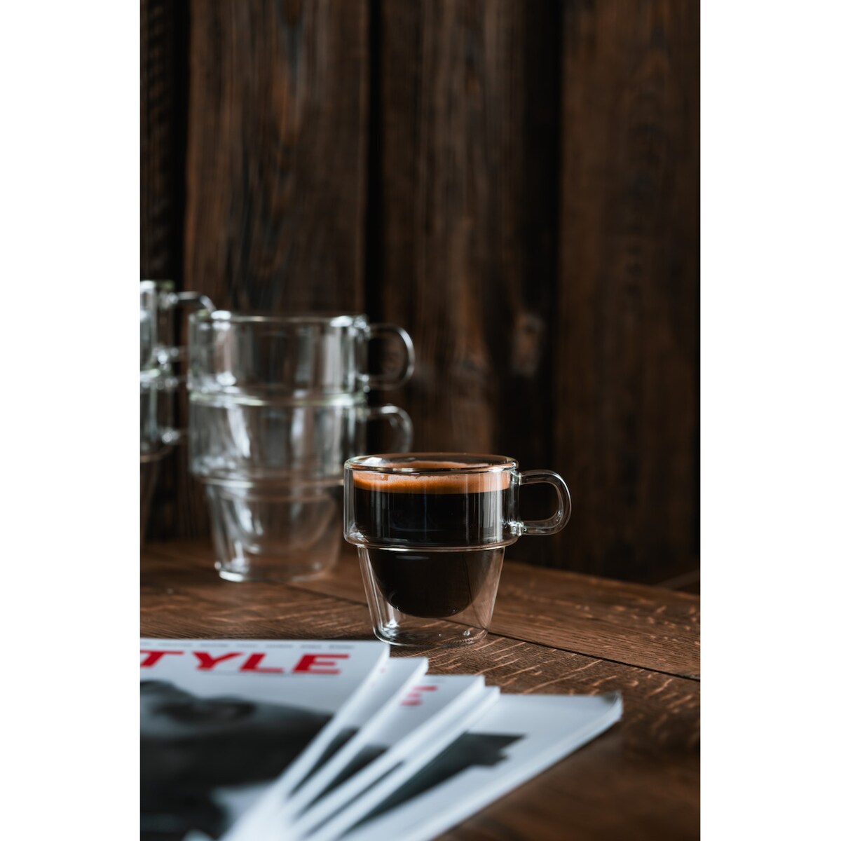 Komplet 6 szklanek do espresso z podwójną ścianką 150ml Senso 27435