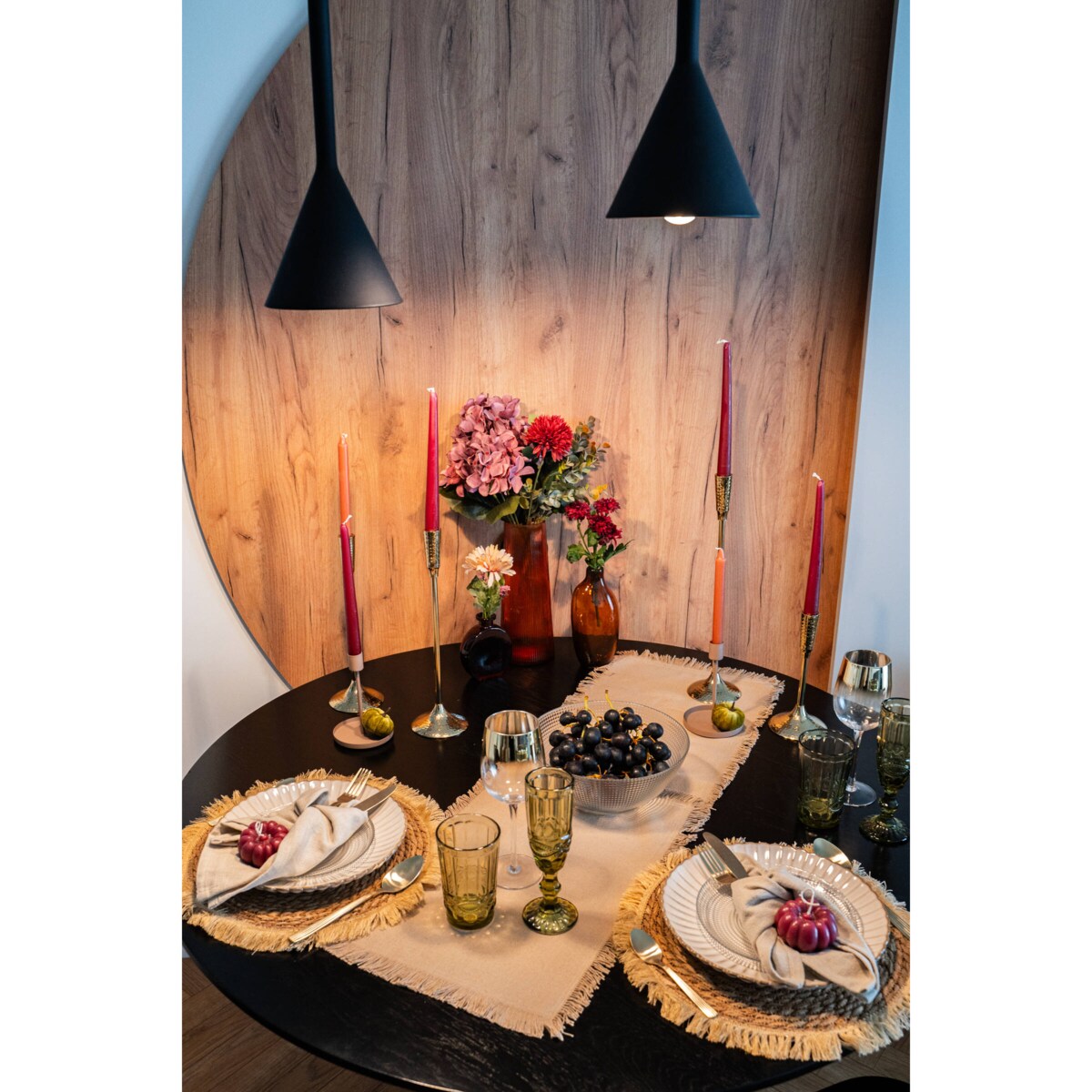 Słomiana podkładka pod talerz OSLO, Ø 38 cm