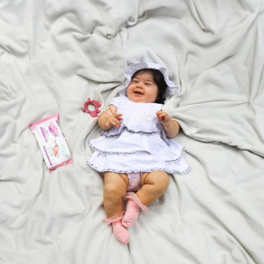 Chusteczki nawilżane dla niemowląt i dzieci 3 opakowania (168 szt.) Kinder by Nature