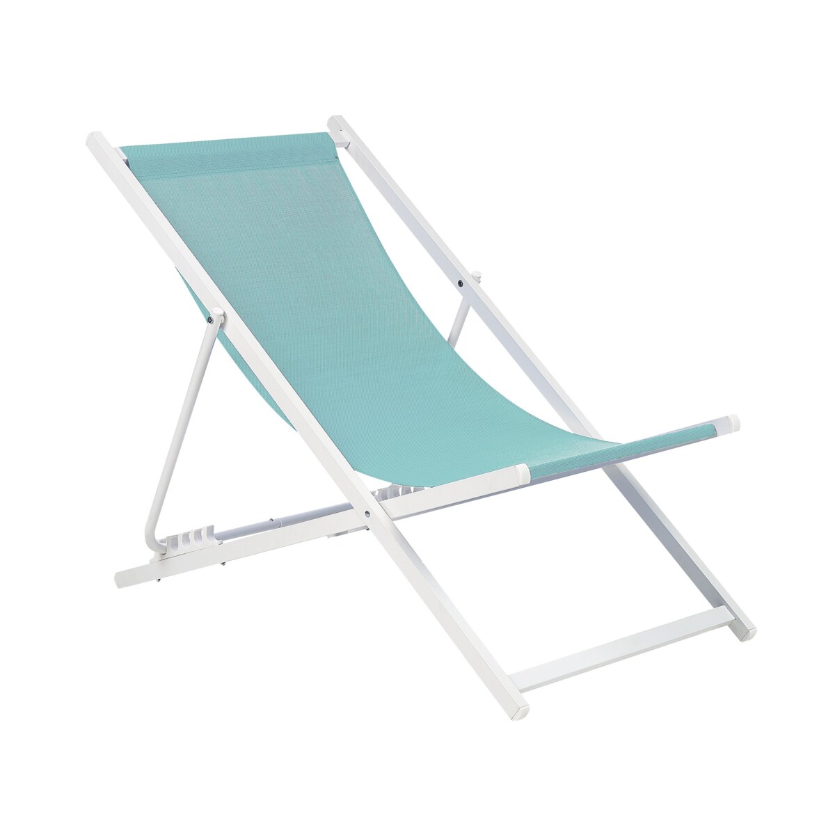Leżak ogrodowy składany LOCRI II Metal Turkusowy