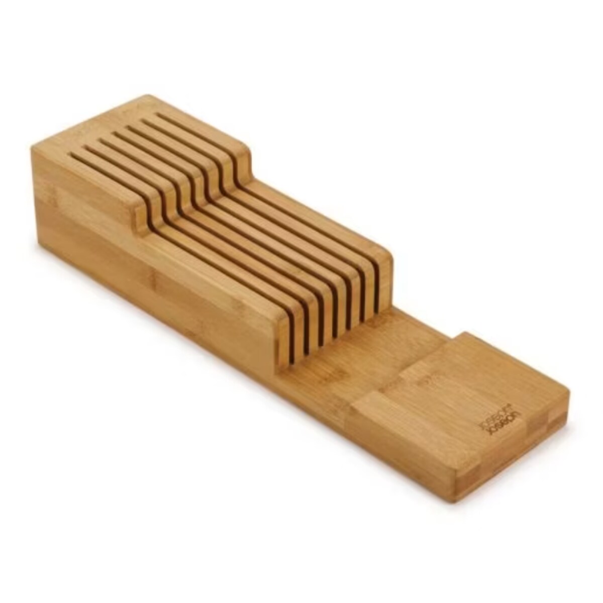 Bambusowy organizer na noże DrawerStore, 8.4 x 11.5 x 39.7 cm, Joseph Joseph
