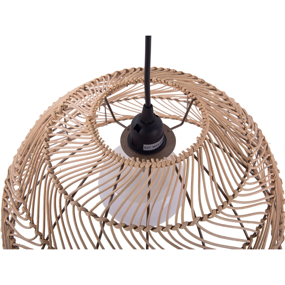 Lampa wisząca rattanowa naturalna SELENGE