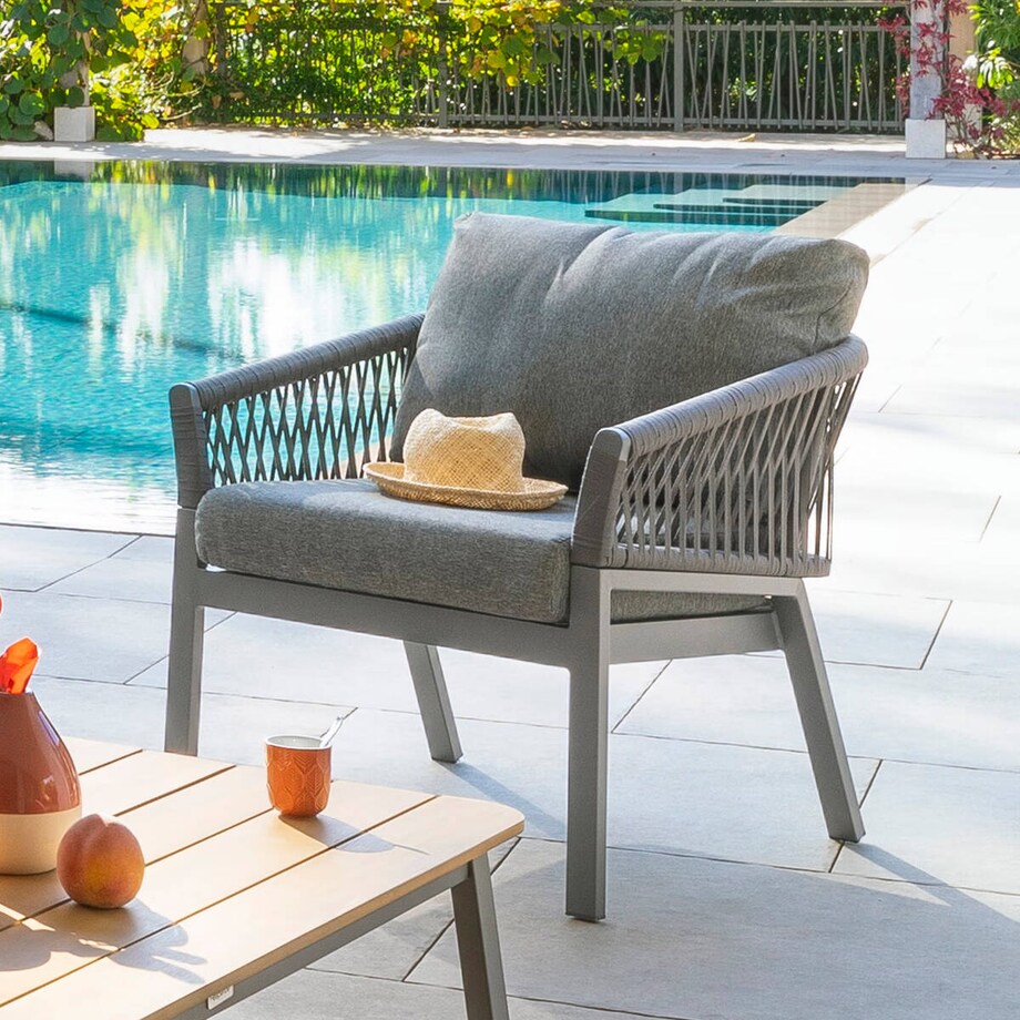 Fotel ogrodowy aluminiowy ORIENGO