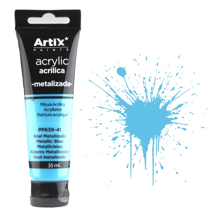 farba akrylowa metalic blue artix pp639-41, 35ml