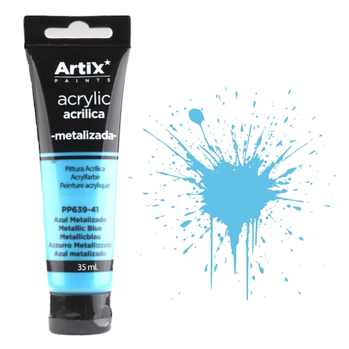 farba akrylowa metalic blue artix pp639-41, 35ml