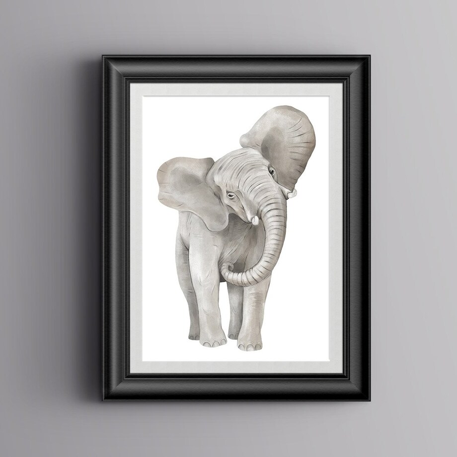 Plakat dla dzieci Słoń 50x70
