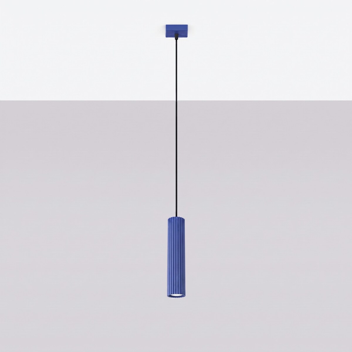 Lampa wisząca KARBON 1 ultramaryna