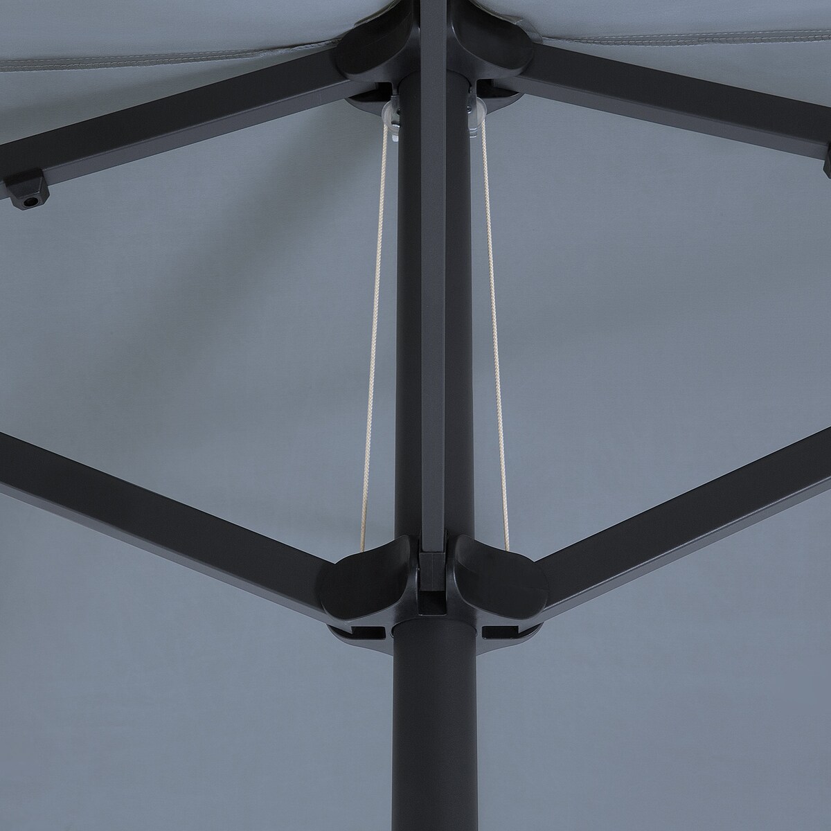 Parasol ogrodowy 460 cm SIBILLA Szary