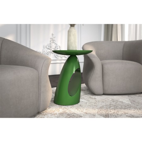 Stolik drewniany różne kolory Island, kolor groszkowa zieleń