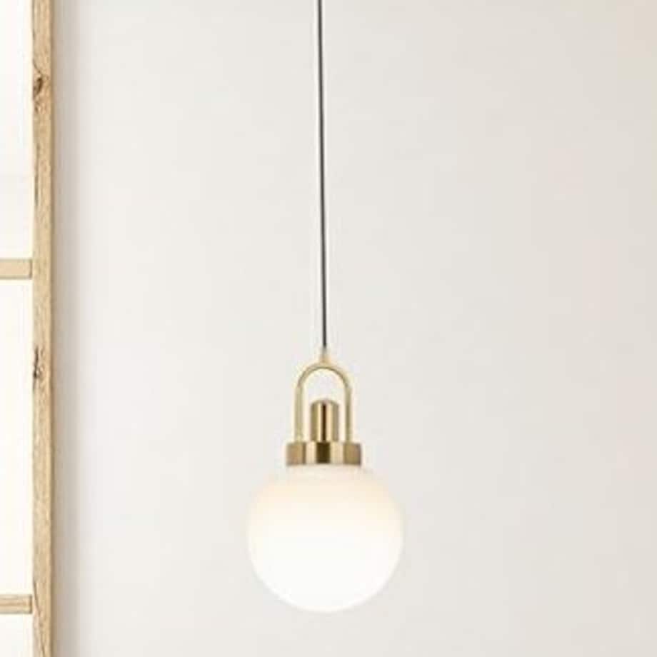 Lampa wisząca Nipp XCP90523.GOLD szklana ball złota