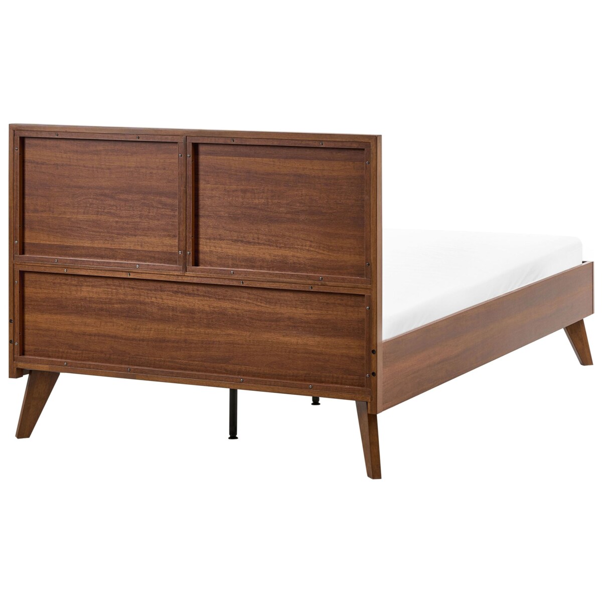 Łóżko Technorattan MONPAZIER 120 x 200 cm Ciemnobrązowy