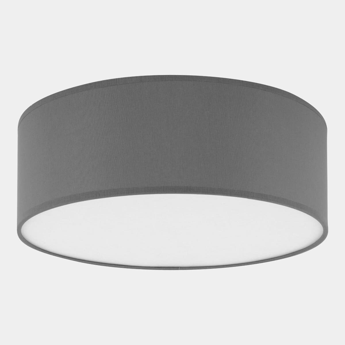 Lampa sufitowa okrągła Rondo 1087 TK Lighting tkaninowy czarny biały