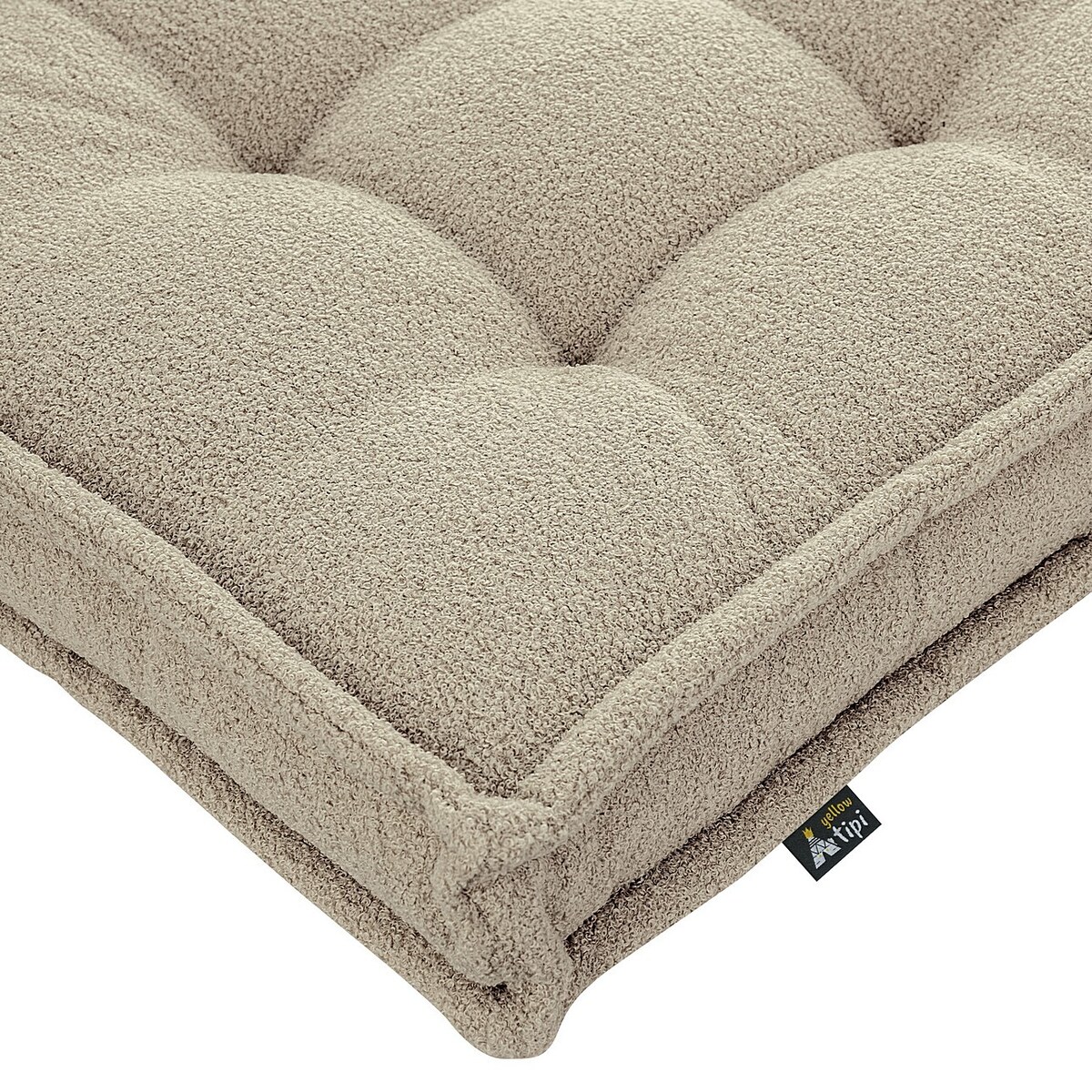 Materac francuski, ciemny beż, 120x60x10cm, Boucle