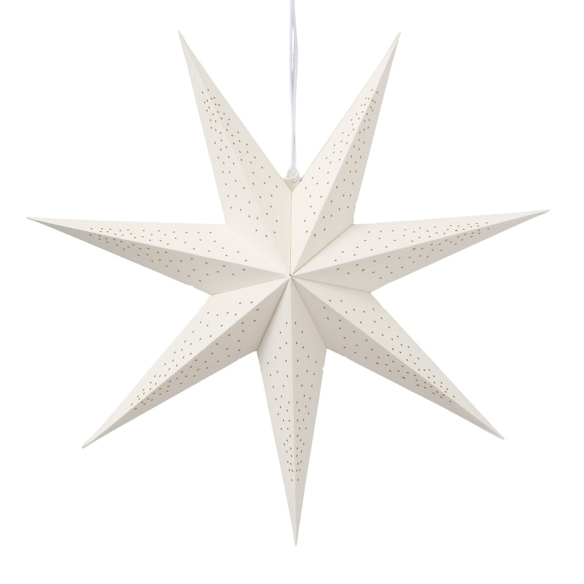 Ozdoba - gwiazda bambusowa Ø 40x8,6 cm SAKANNA biała
