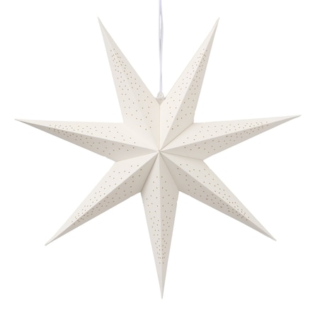 Ozdoba - gwiazda bambusowa Ø 40x8,6 cm SAKANNA biała