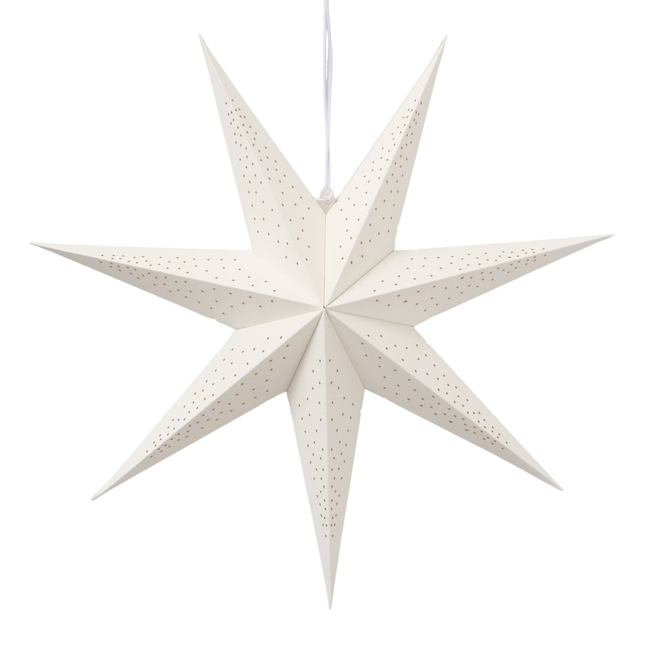 Ozdoba - gwiazda bambusowa Ø 40x8,6 cm SAKANNA biała
