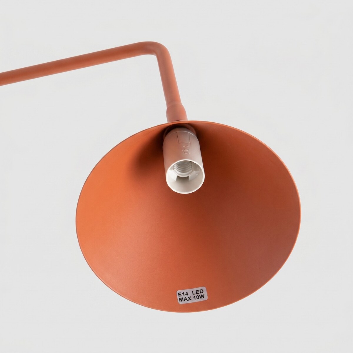 Lampa biurkowa NOX ochra czerwona