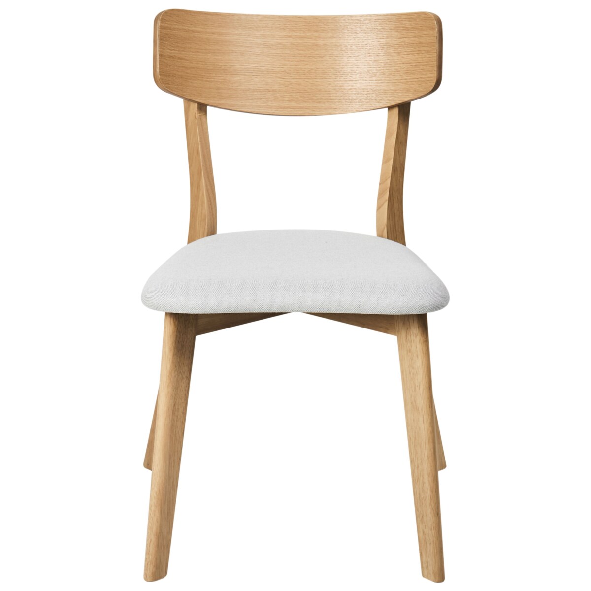 Zestaw 2 krzeseł do jadalni HOPE Jasnoszary