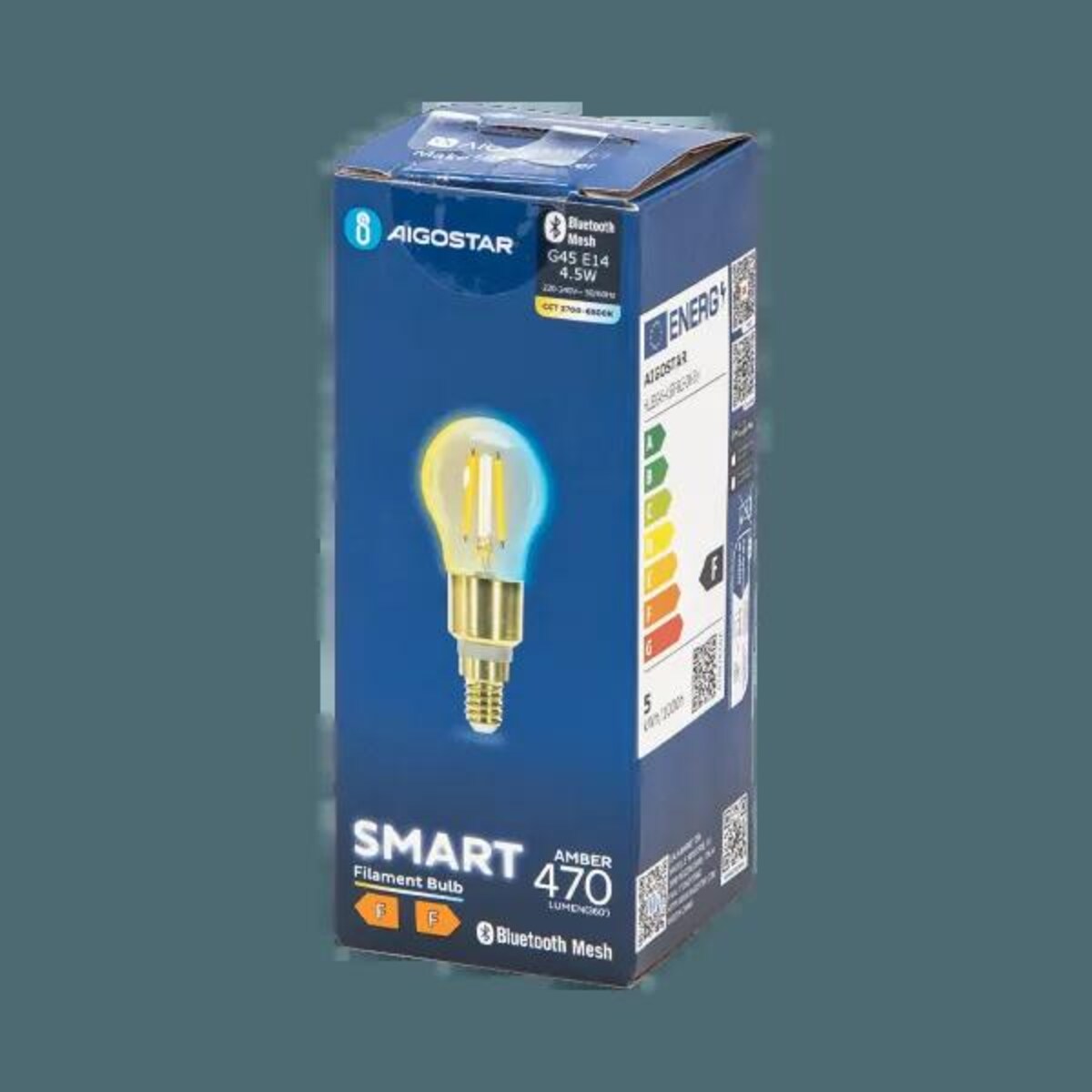 inteligentna żarówka bluetooth mesh g45 4.5w cct