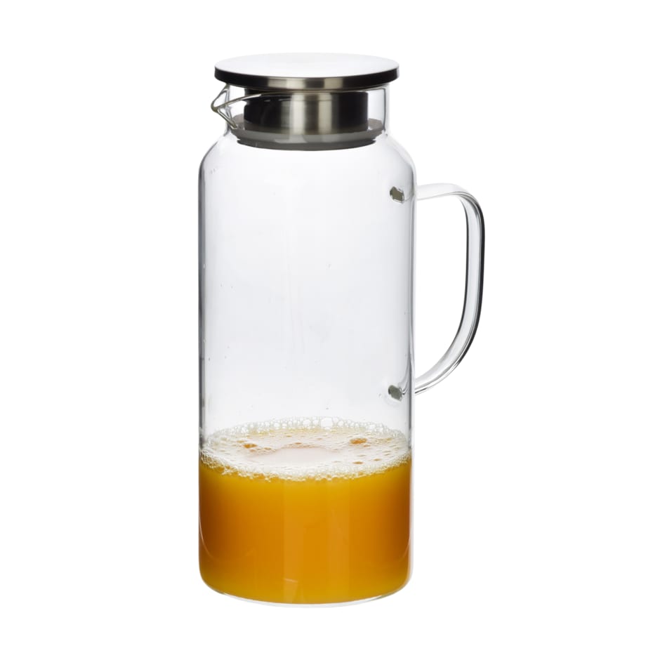 MODERN KITCHEN Dzbanek z pokrywką ze szkła borokrzemowego 1.9L 8x10.5x25.5cm