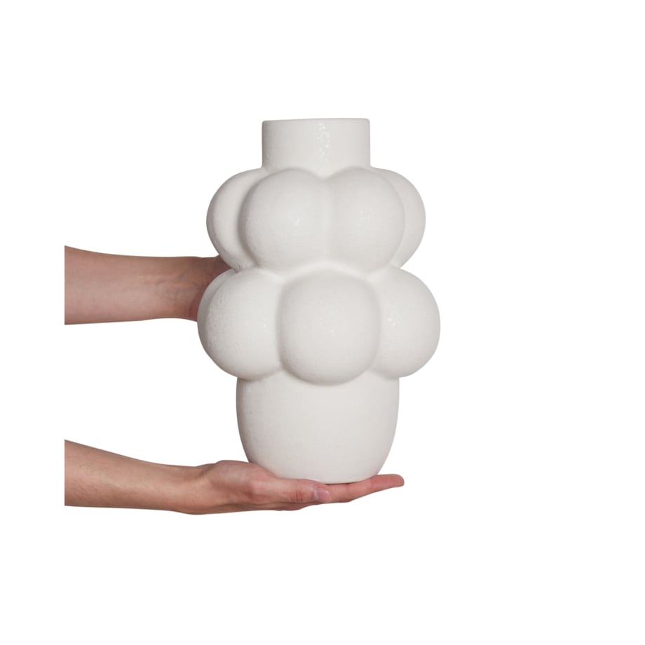 Kamionka Wazon na kwiaty 32 cm Biały VIMBA