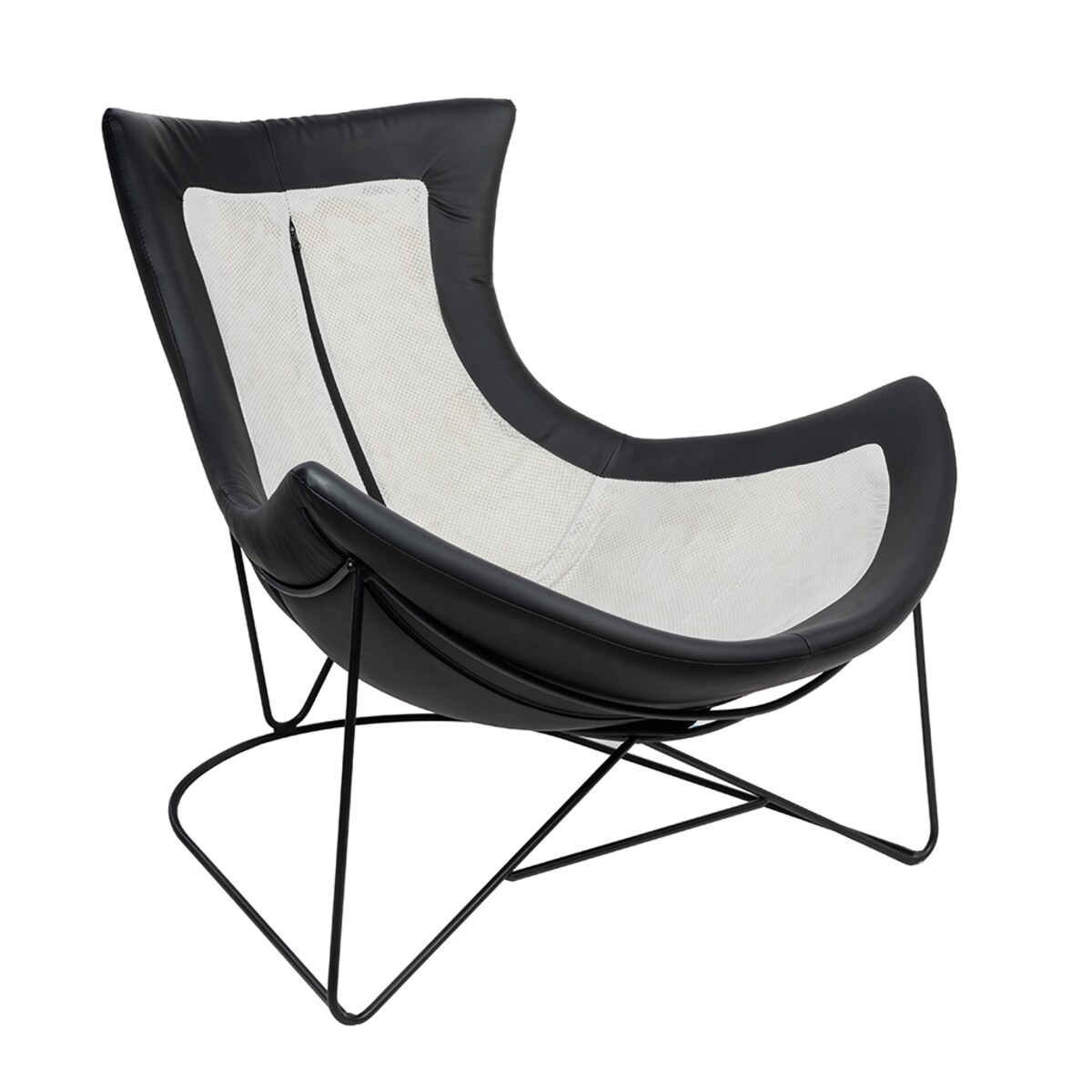 Fotel OTILIA STAND VELVET ciemny szary welur