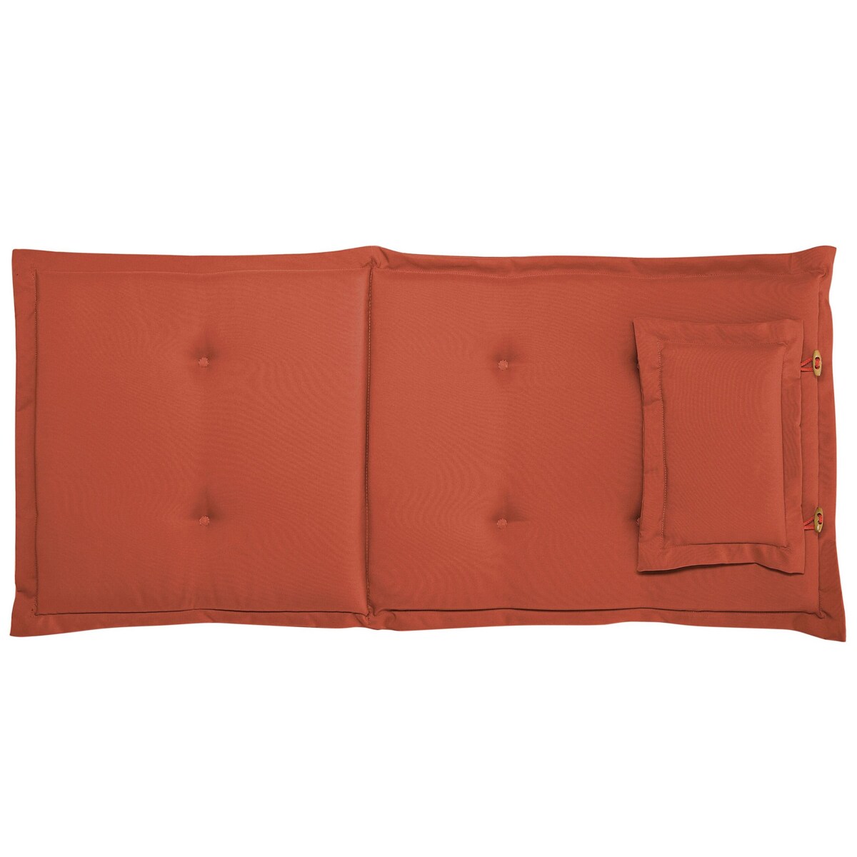 Zestaw 6 poduszek na krzesła ogrodowe czerwony TOSCANA/JAVA