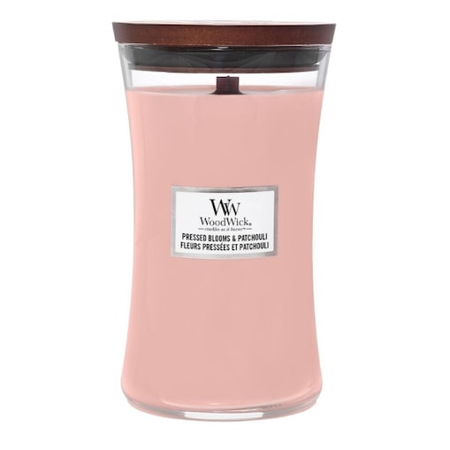 WoodWick świeca duża PRESSED BLOOMS & PATCHOULI