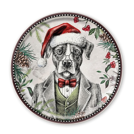 Talerz do ciasta Pies w czapce 31 cm - Egan Italy 2024