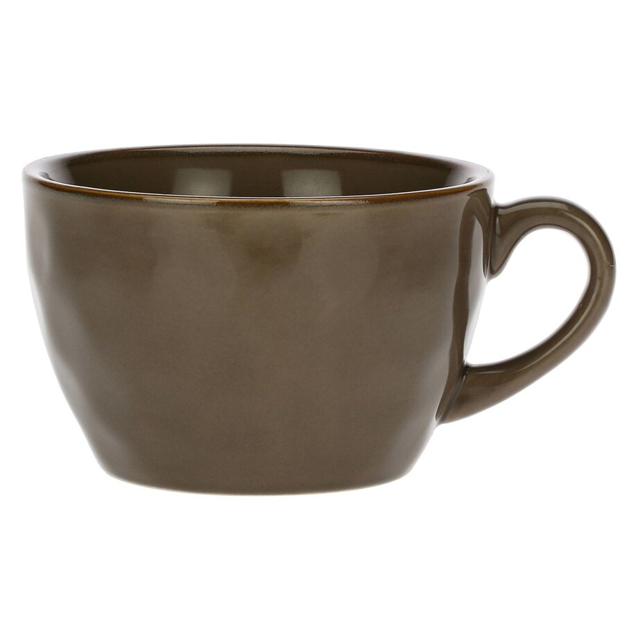 Zestaw 4 kubków śniadaniowych Concerto Grigio Tortora - Szaro-brązowy, 420 ml