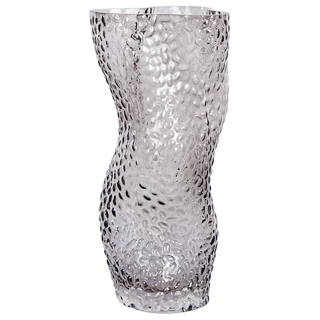 Wazon na kwiaty DYTIKO Szkło 31 cm Szary