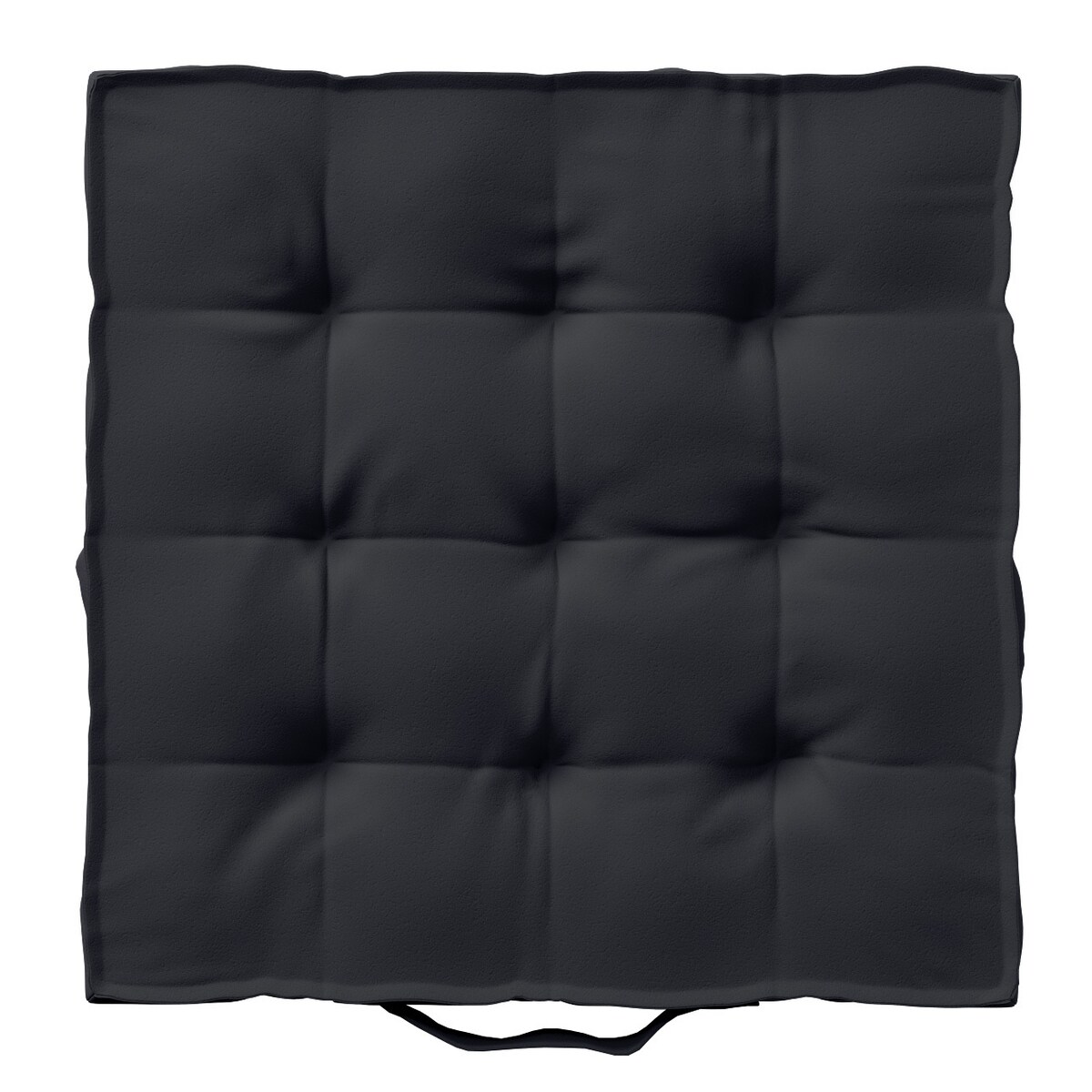 Poduszka na krzesło Kuba, czarny, 50 x 50 x 10 cm, Crema