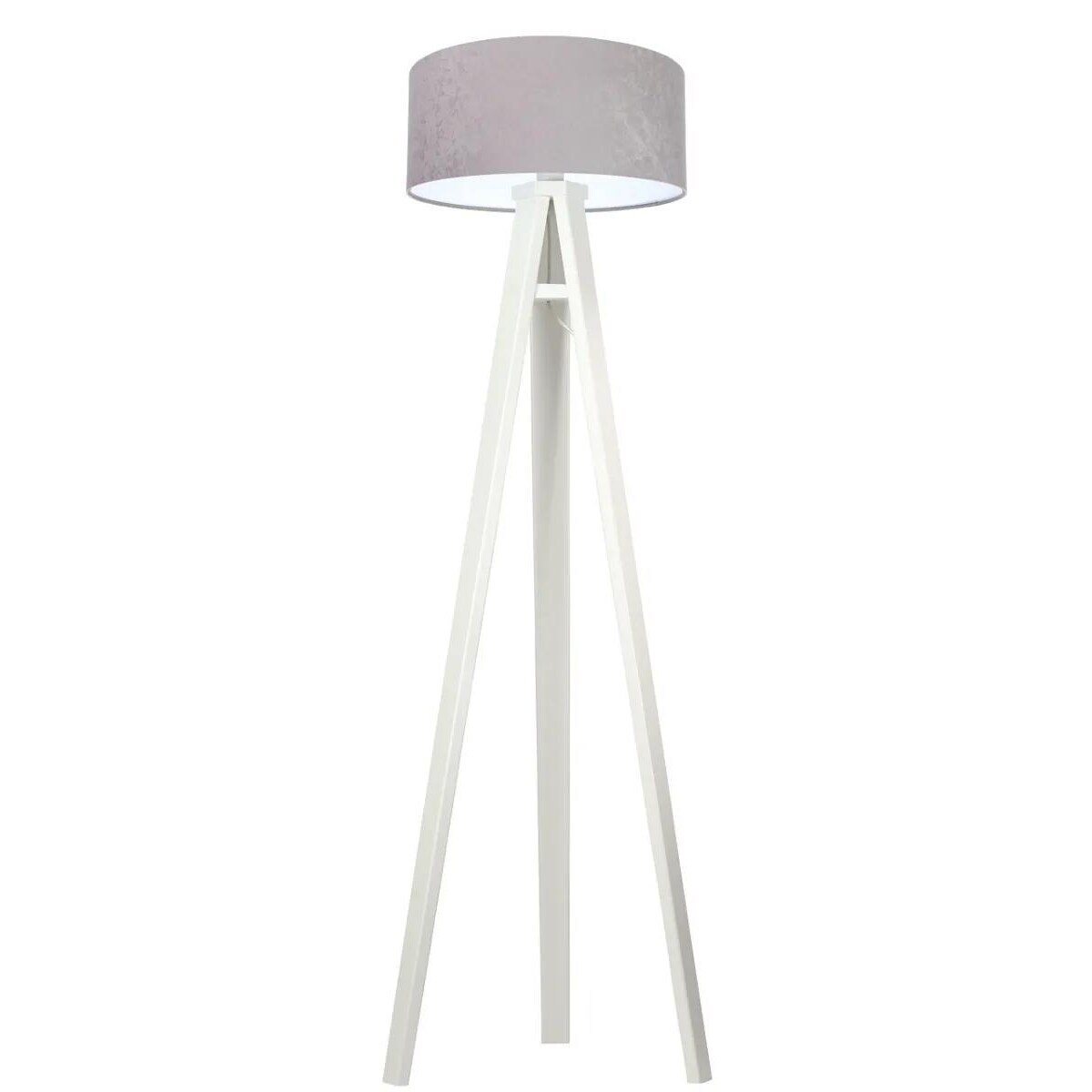 Lampa stojąca HOME 40 szara/biała/biała