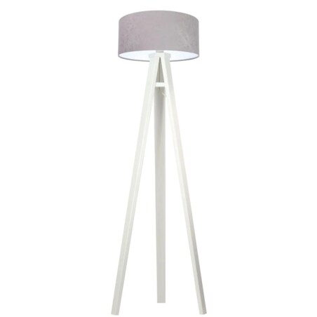 Lampa stojąca HOME 40 szara/biała/biała