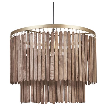 Lampa wisząca KAVERI Drewno mango Brązowy