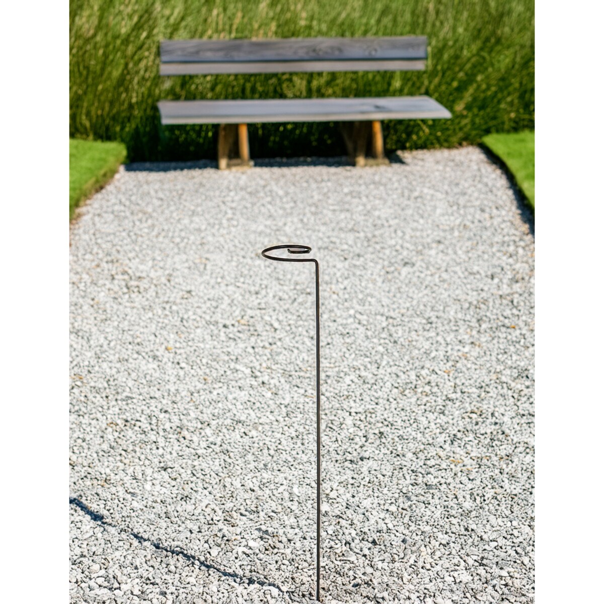 TYCZKA Z HAKIEM UCHWYT DO ZAWIESZENIA LAMPIONÓW OGRODOWA DO OGRODU 60cm