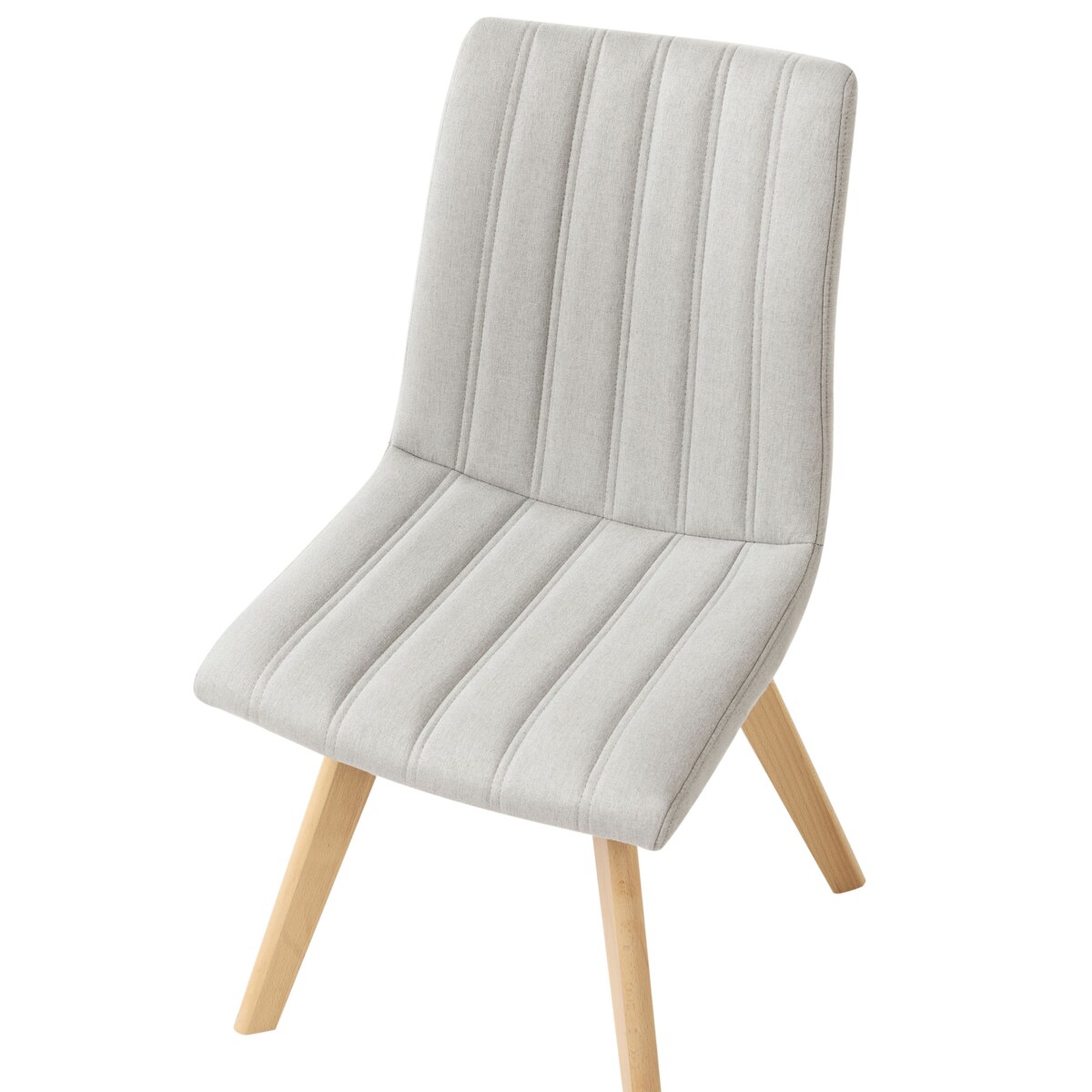 Zestaw 2 krzeseł do jadalni CALGARY II Jasnoszary