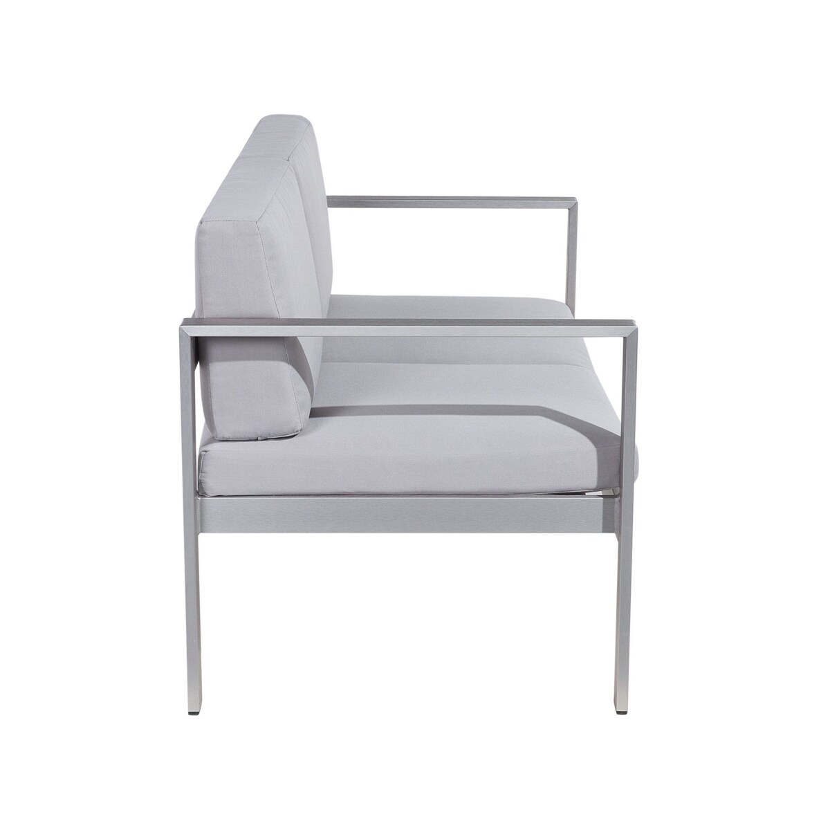 Zestaw ogrodowy 4-osobowy jasnoszary SALERNO