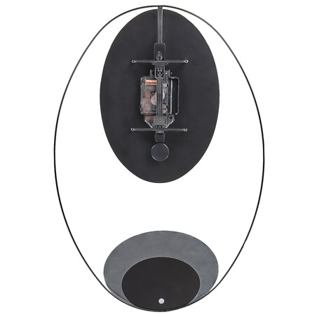 Zegar ścienny MANIGOD 32 cm Metal Czarny
