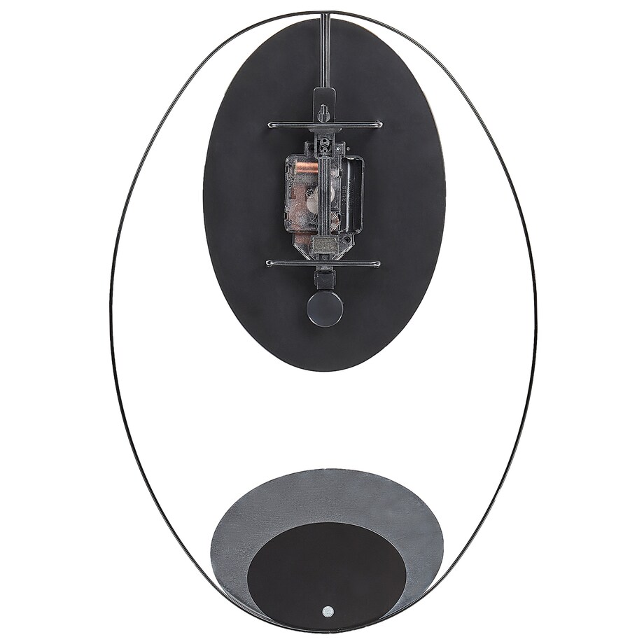 Zegar ścienny MANIGOD 32 cm Metal Czarny