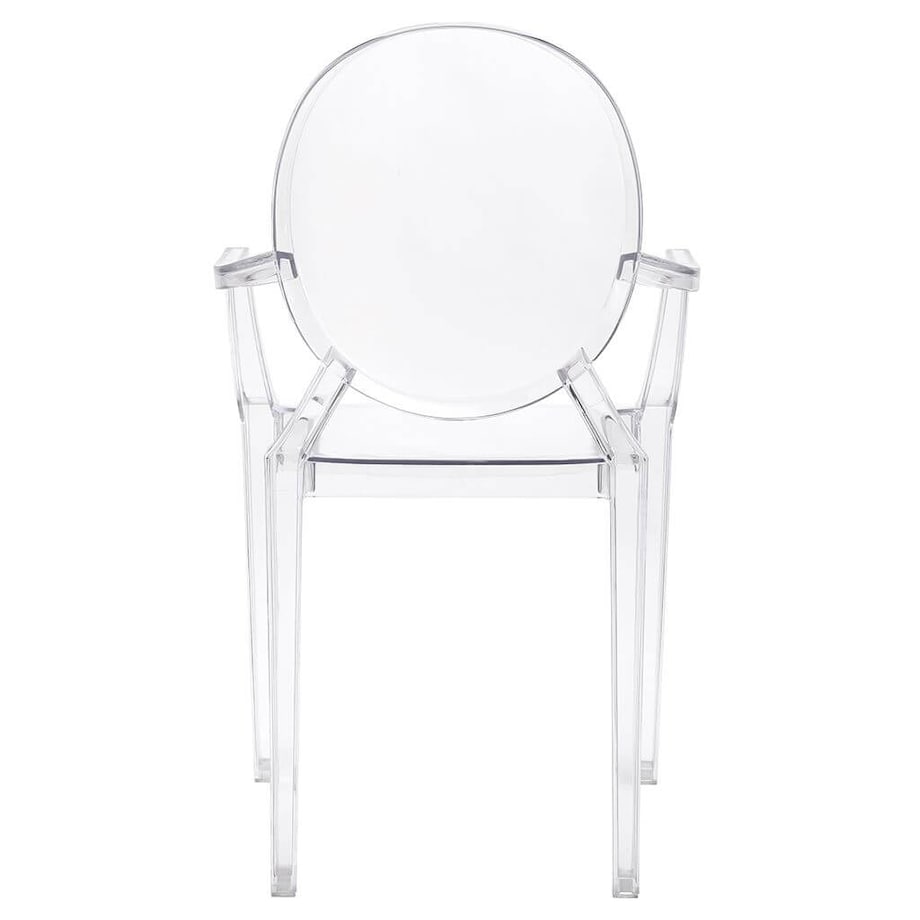 Tarasowe krzesło Louis 124-APC.CLEAR King Home transparentne