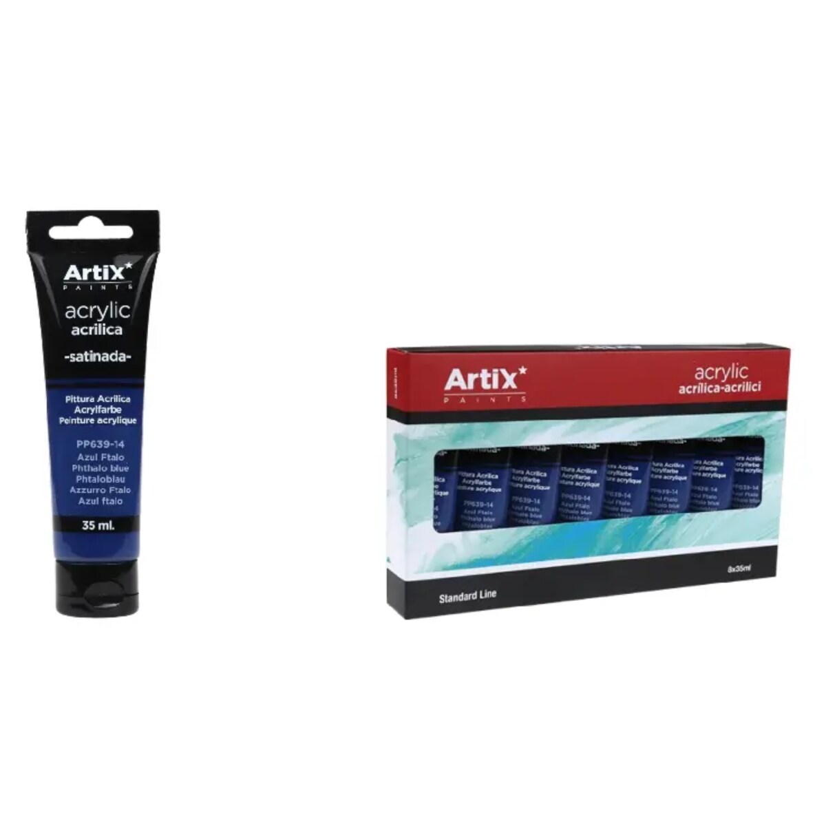 farba akrylowa phthalo blue artix pp639-14 35ml